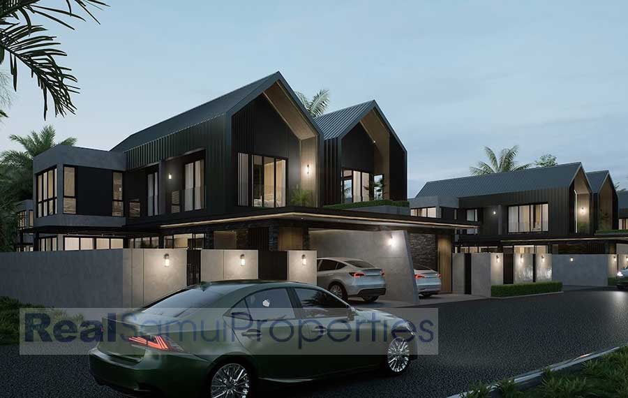 Modern Asian 2-Level 149 Sqm Garden Pool Villas, Lamai